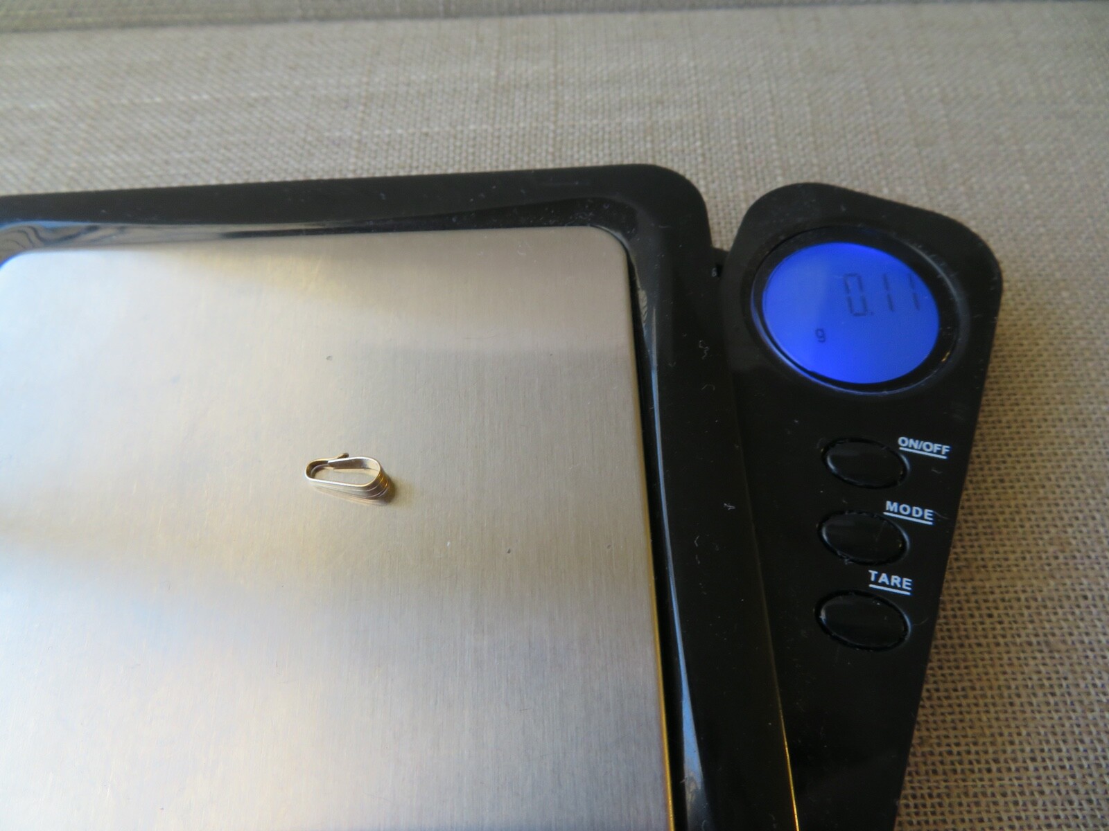 Medium 14k Solid Y. Gold Locket-Bail Clasp Bail Connector Snap-on Bail 7.7x2.5mm