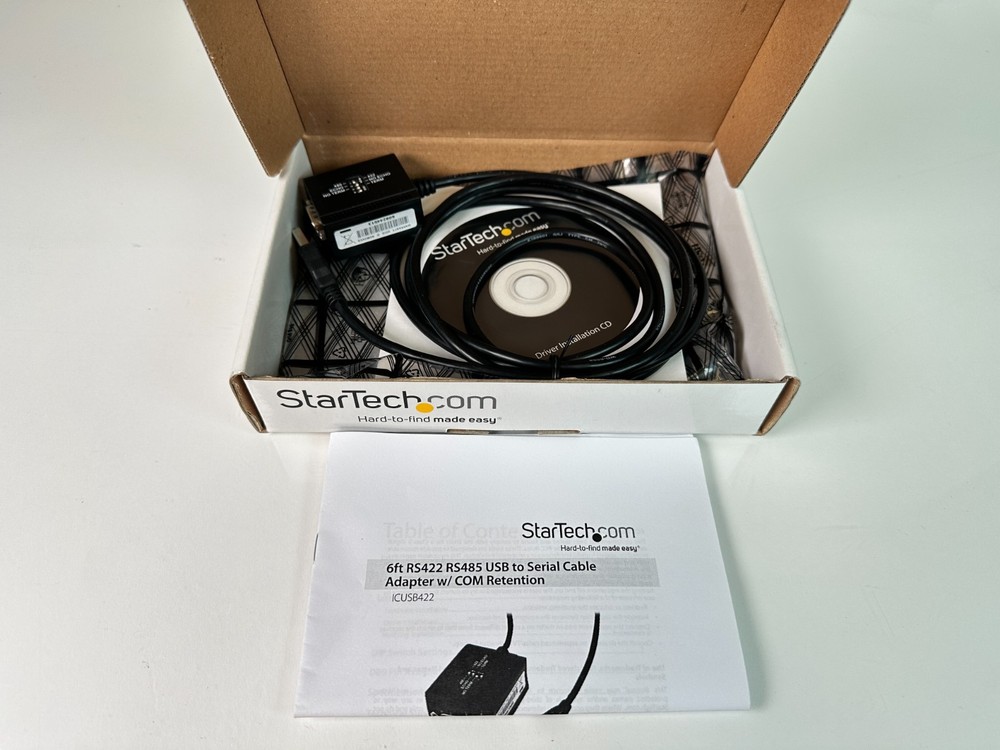 (NEW) Star Tech Pro RS422/485 USB Serial Cable Adapter 6FT