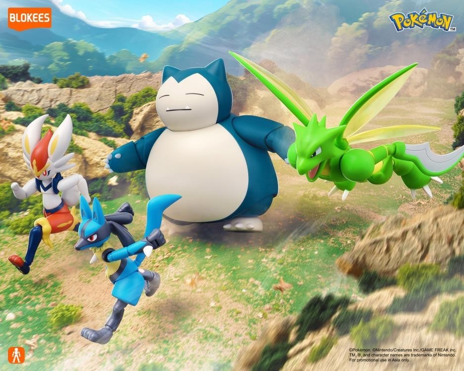 BLOKEES POKEMON CLASSIC VERSION-L NO. 0448 LUCARIO MODEL KIT ENGLISH PACK