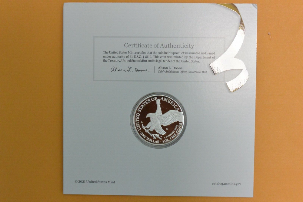 2022 W PROOF SILVER EAGLE CONGRATULATION SET 22RF