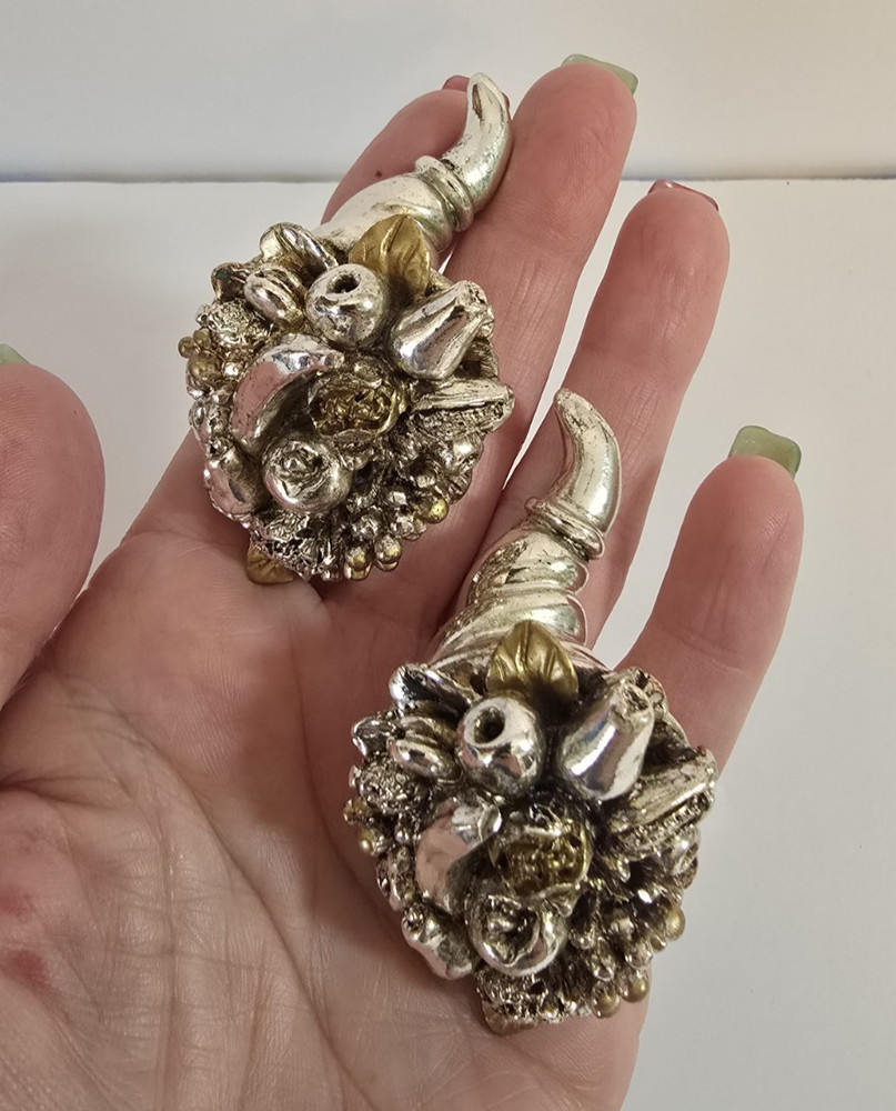 Silver Plated Camilletti Gioielli Ricciardi 925% CORNUCOPIA Decorative