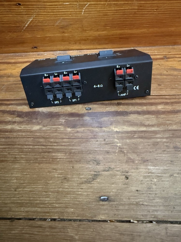 Yis 2 Pair Speaker Selector Switch Box SPK-2 - 2-Way Speaker Switch Box