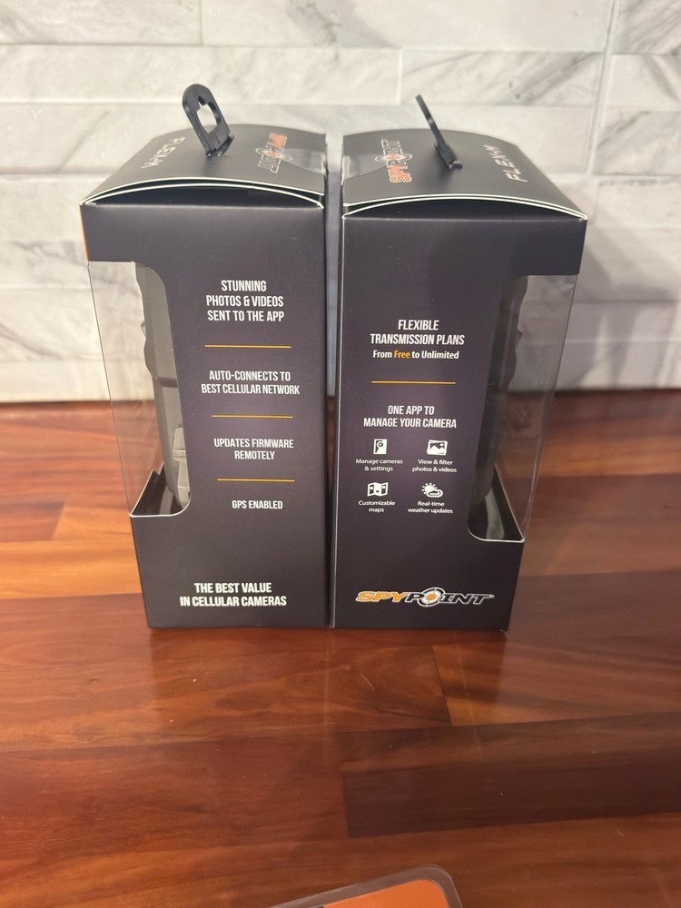 Spypoint Flex-X-M Wireless Cellular Game Trail Camera 40MP Twin Pack