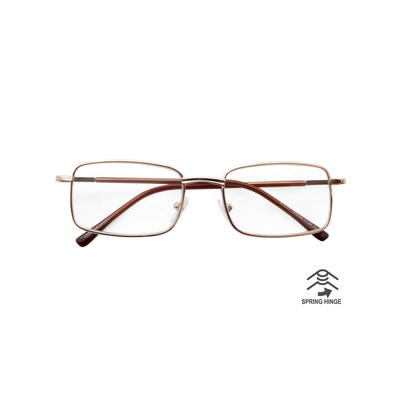 Reading Glasses Mens Womens 4 Pack Metal Frame Readers Eyeglasses Spring Hinge