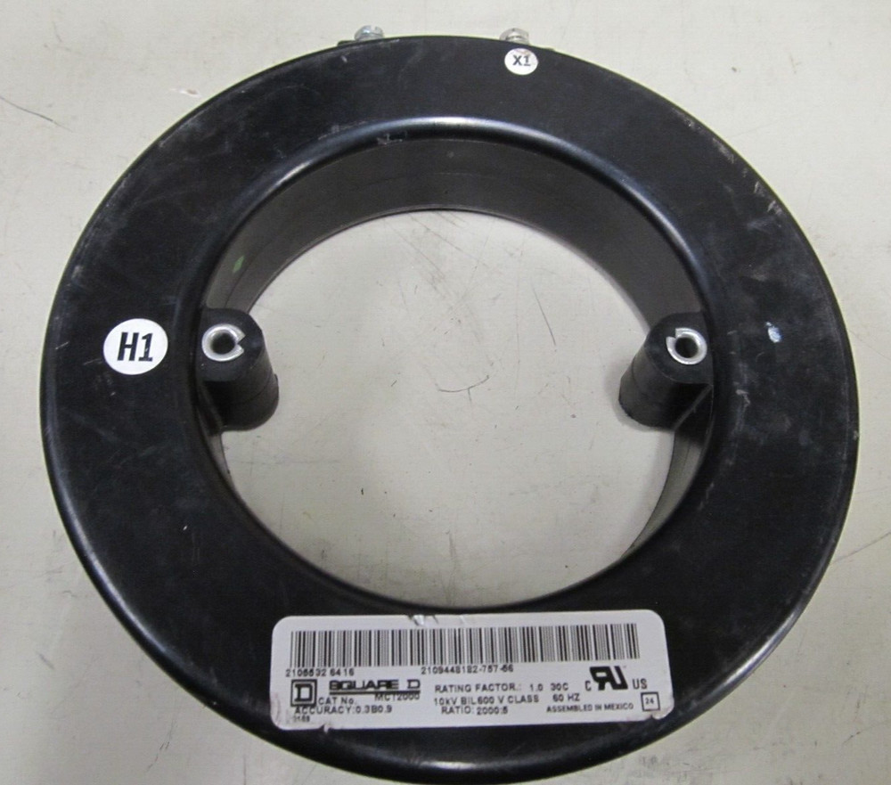 SQUARE D 2000:5 RATIO CURRENT TRANSFORMER, MCT2000
