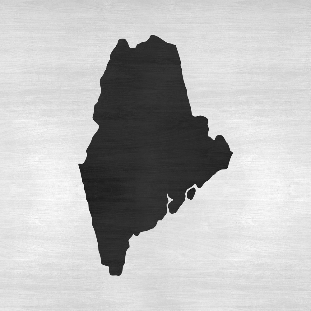 Maine State Stencil - Durable & Reusable Mylar Stencils