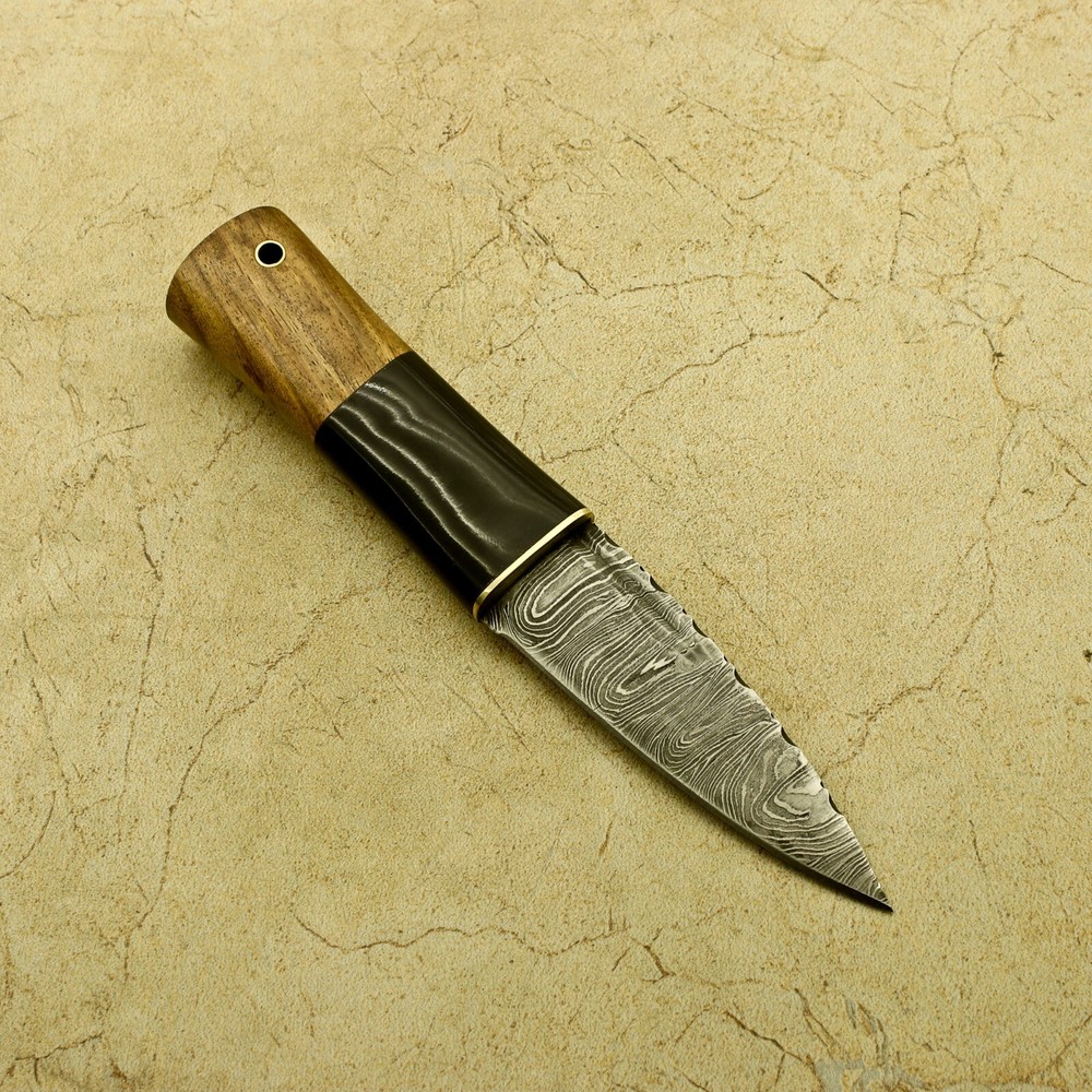 Celtic Scottish Dirk SGIAN DUBH DAGGER Bone Handle Knife.