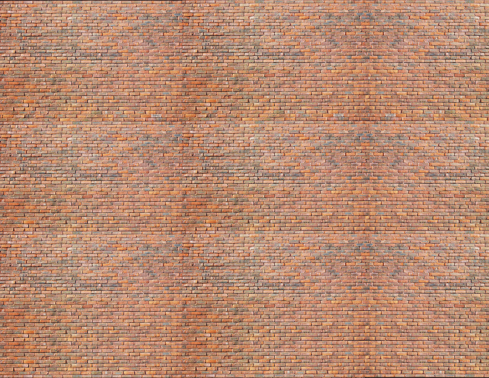 N Scale Brick Model Train Scenery Sheets 5 Seamless 6"x6" Light Calico