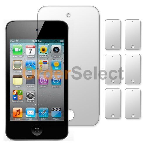 6X NEW Ultra Clear HD LCD Screen  Protector for Apple iPod Touch 4 4th Gen HOT!