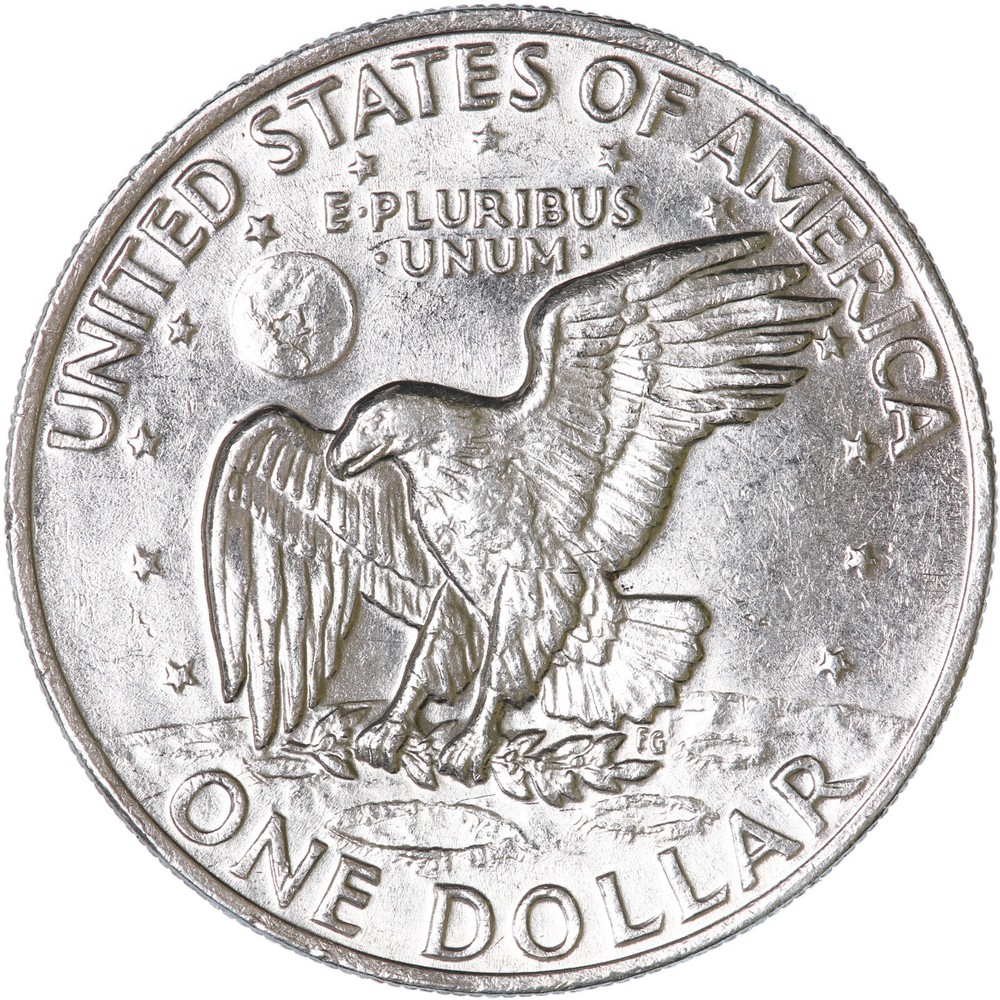 1972 (P) Eisenhower Dollar Type 3 AU+ Ike
