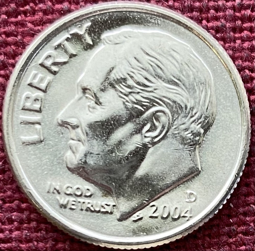 2004-D BU Roosevelt Dime From OBW