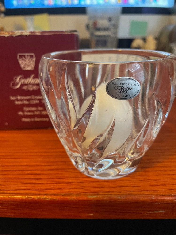 Gorham Crystal Candle Holder