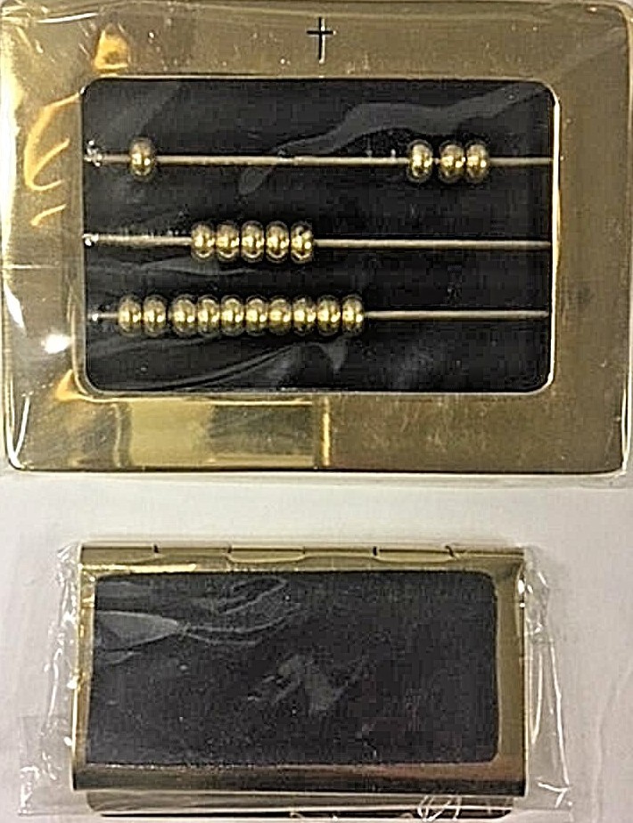 NIB~The Contemporary Rosary Solid Brass~NEW