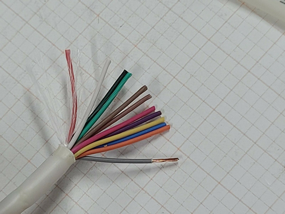 Honeywell Genesis 3109 22/12C Stranded Security/Control Cable Plenum White /50ft