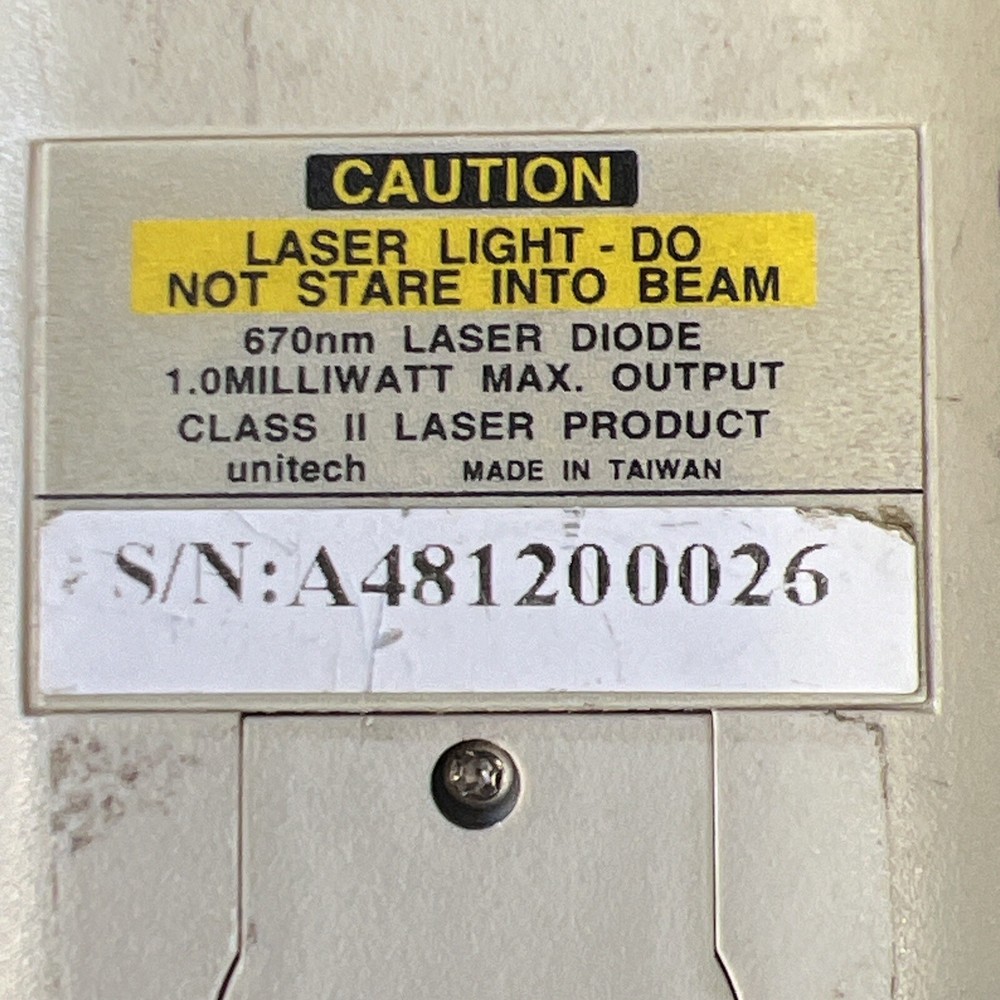 Unitech PT-600 Data Collection Termianal Scanner Dead Battey Used