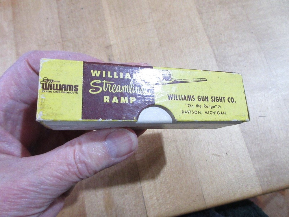 Williams Streamlined Ramp EMPTY box 5/16 (w15)