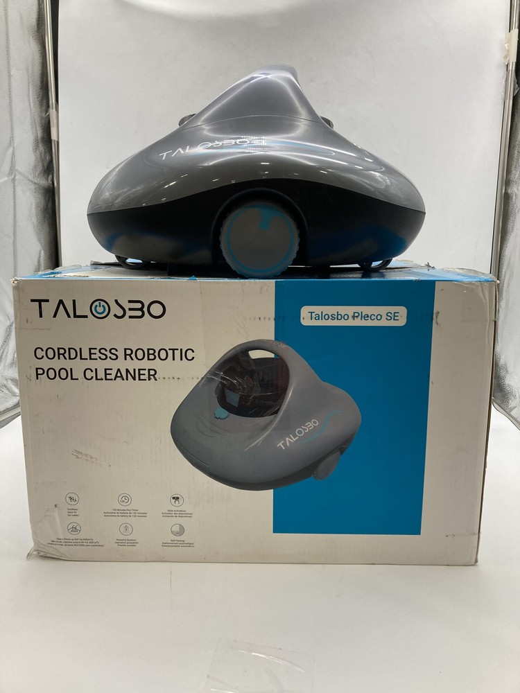 TALOSBO CORDLESS ROBOTIC POOL CLEANER - GRAY/BLACK