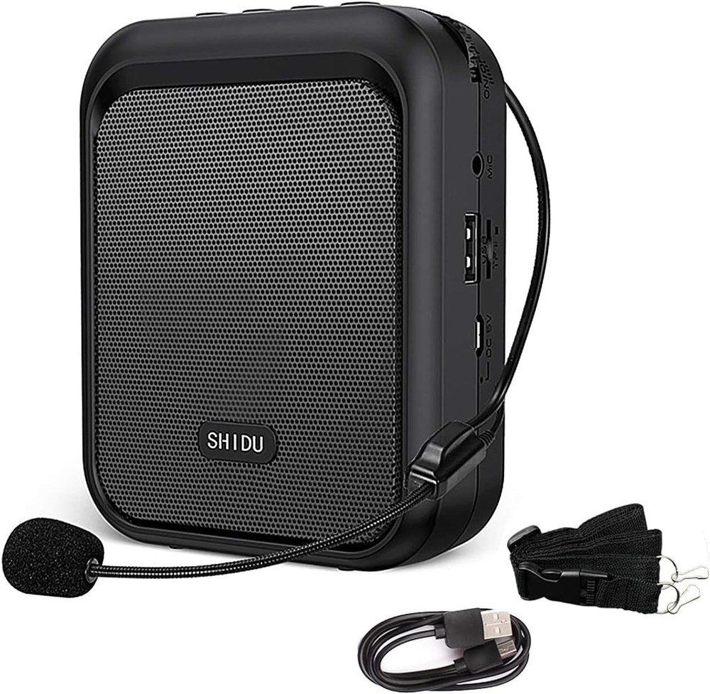 Portable PA Speaker Amplifier & Microphone System Bluetooth Rechargeable