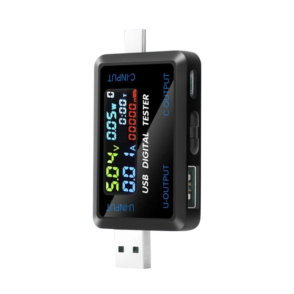 High Quality USB C Power Meter with LCD Display for Fast Charging Detection