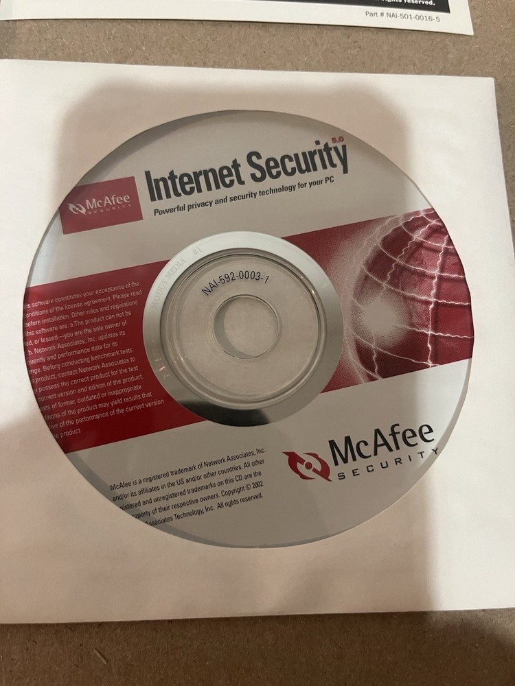 McAfee Internet Security 2002 New