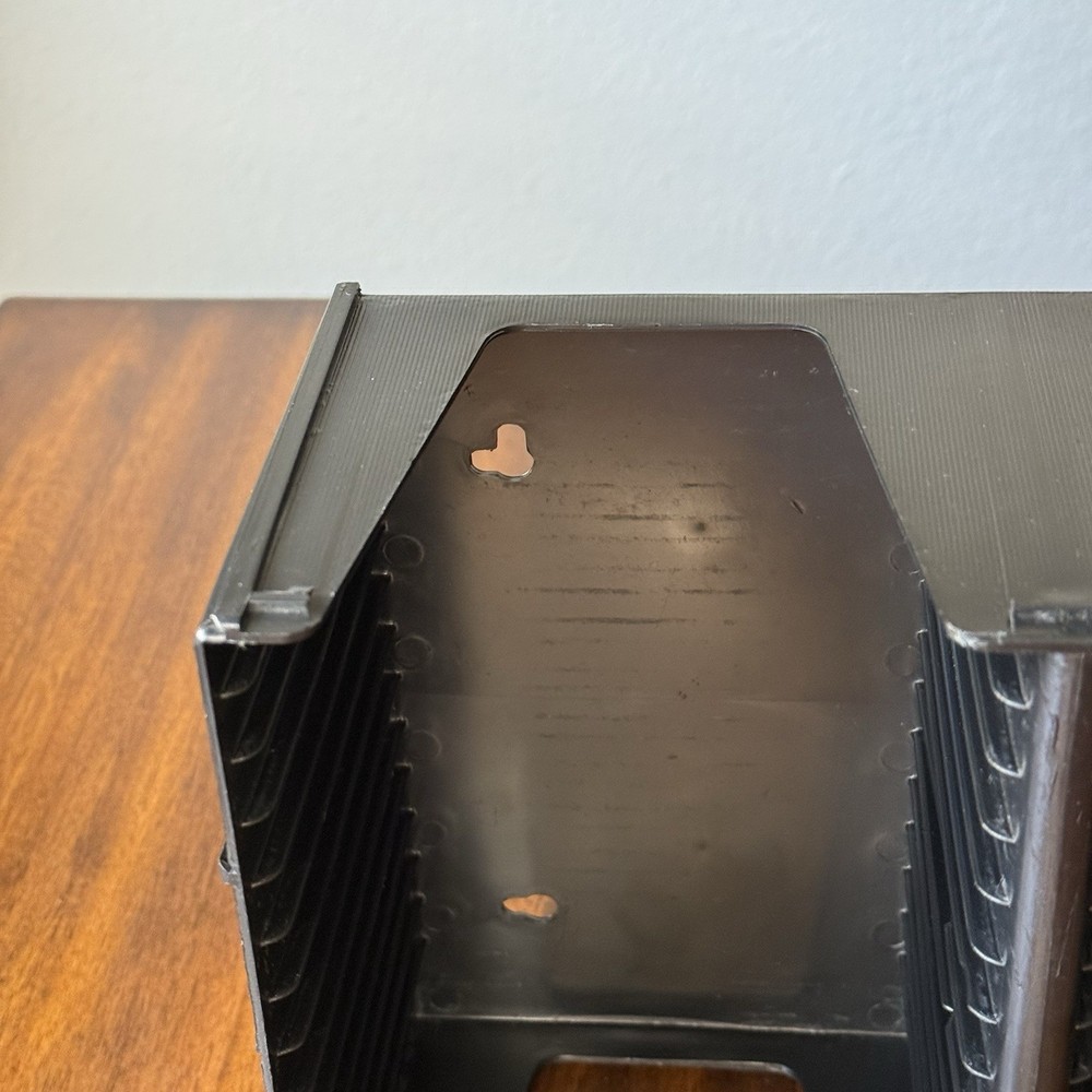 Case it BMI CD Holder Storage Tower Holds 30 Cds Mountable Rigid Plastic