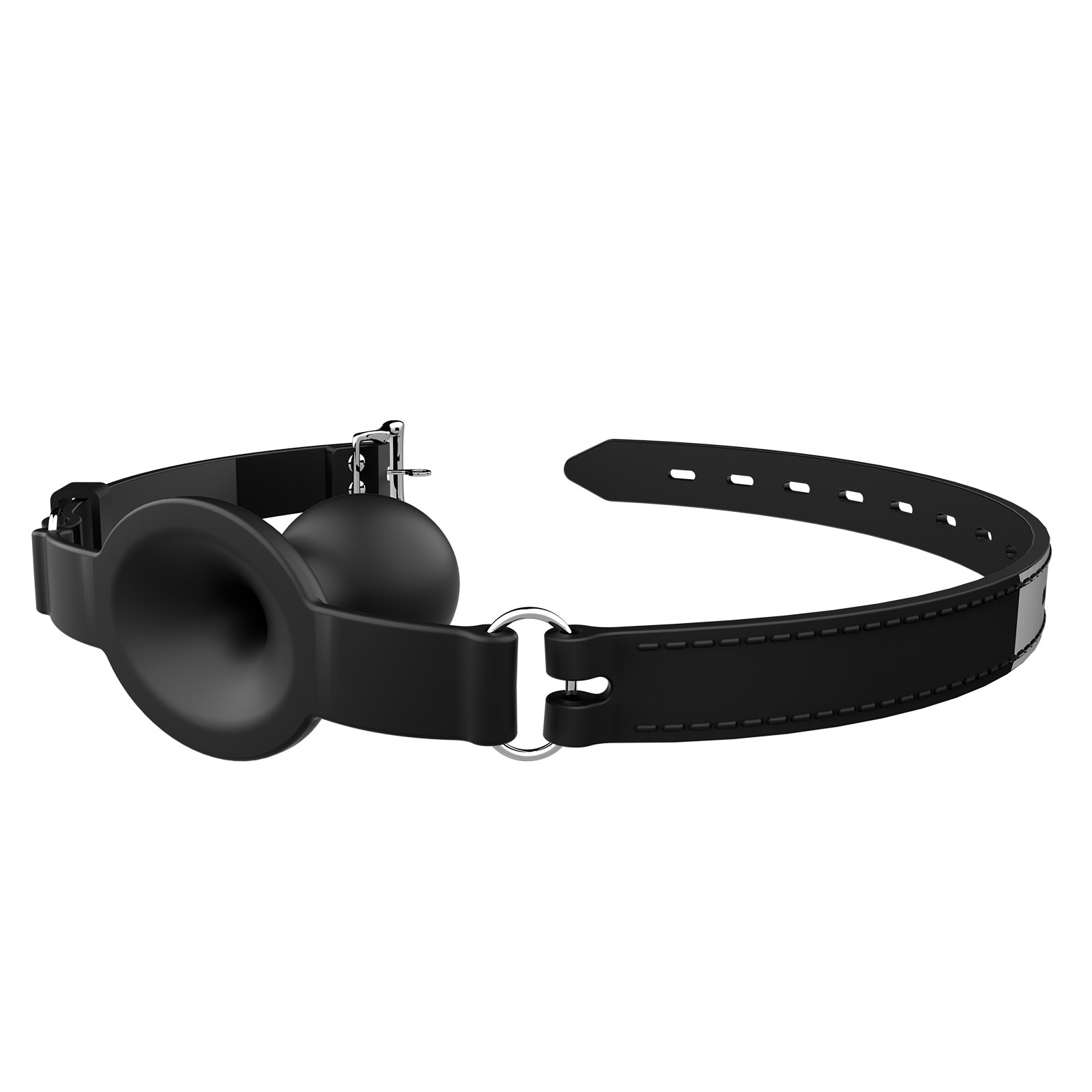 New Silicone Mouth Gag Breathable Ball BDSM Adjustable Belt Mouth for Couple