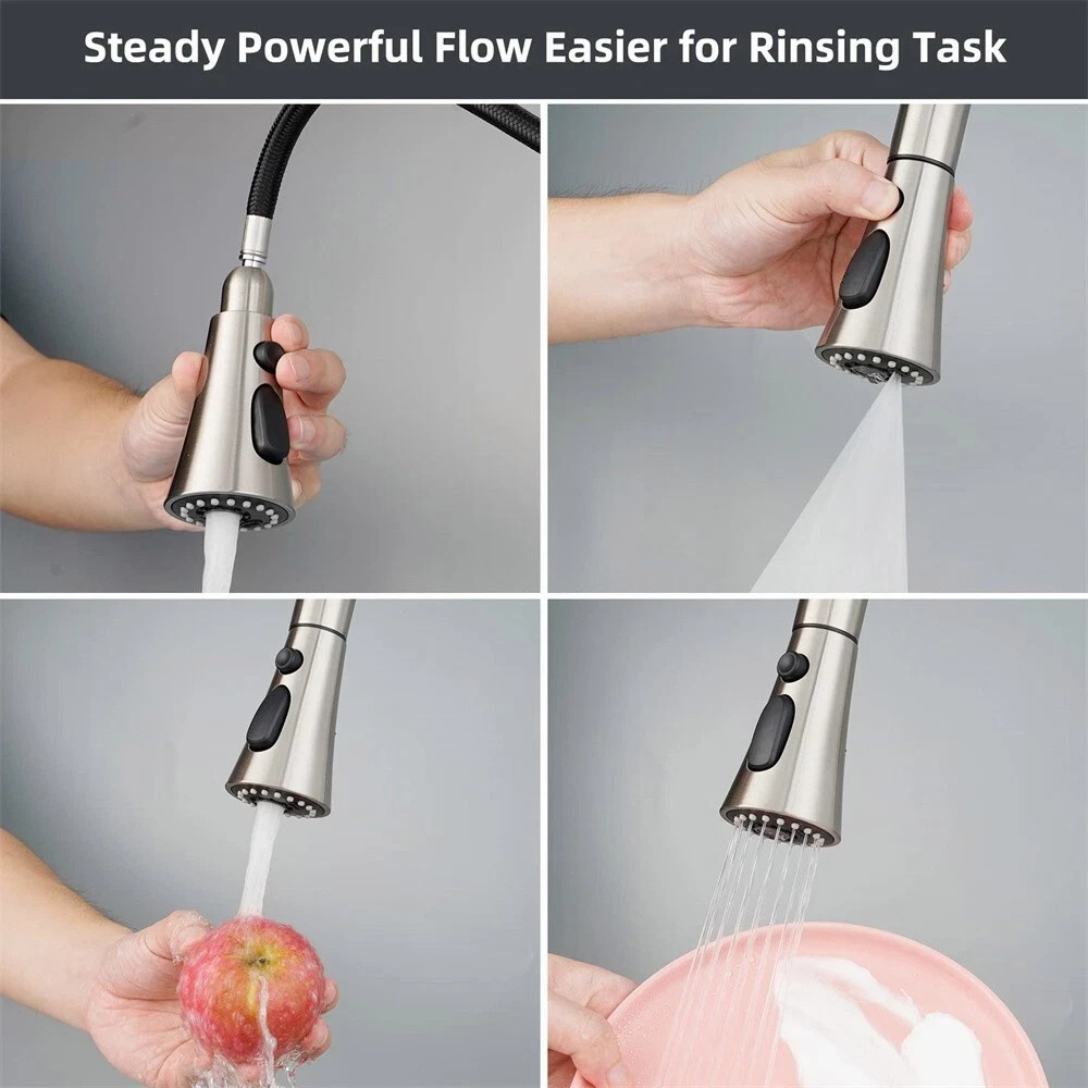 Kitchen Faucet Head Replacement,Pull Down Kitchen Spray Head Sink Spray Nozzle