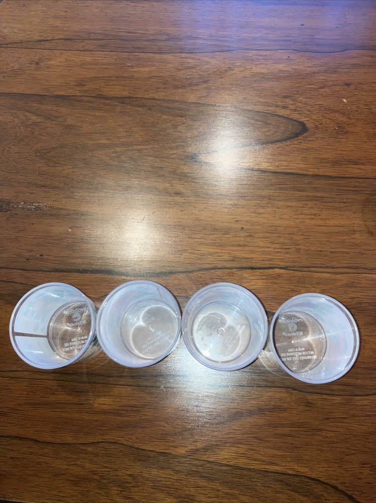 Evolution Sakura Excell - Fruit and Leaf 12oz Plastic Cups Vintage Rare Qty 8