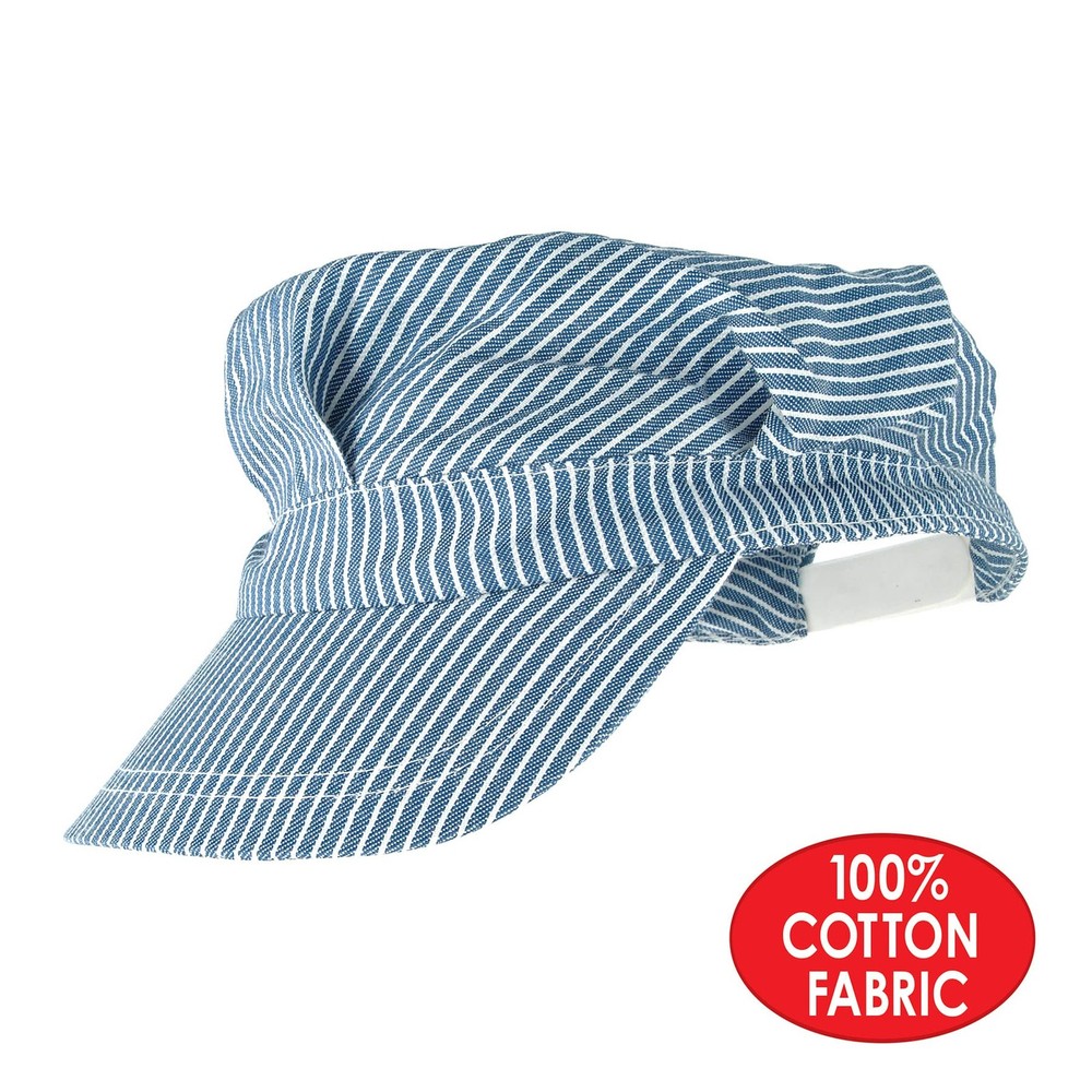 Train Engineer Hat -Blue One Size, Multicolor