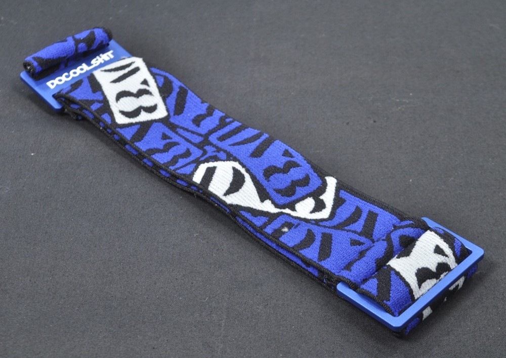 DV8 Feather Light Strap - "Sticker Bomb" – Dark Blue