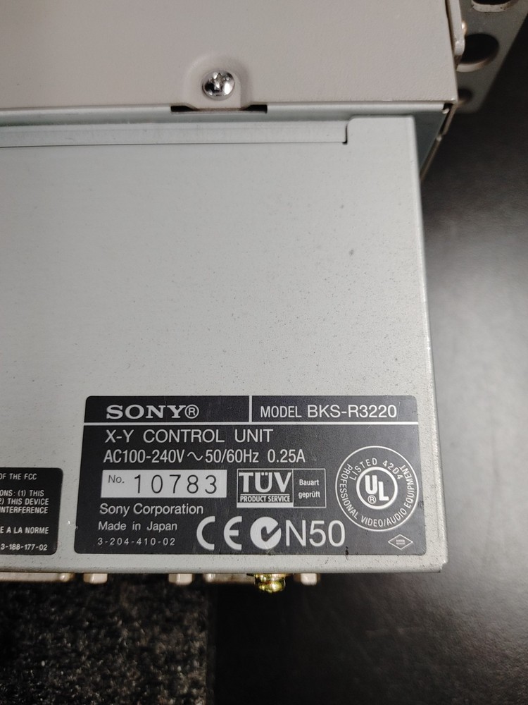 SONY BKS-R3220 X-Y Control Unit