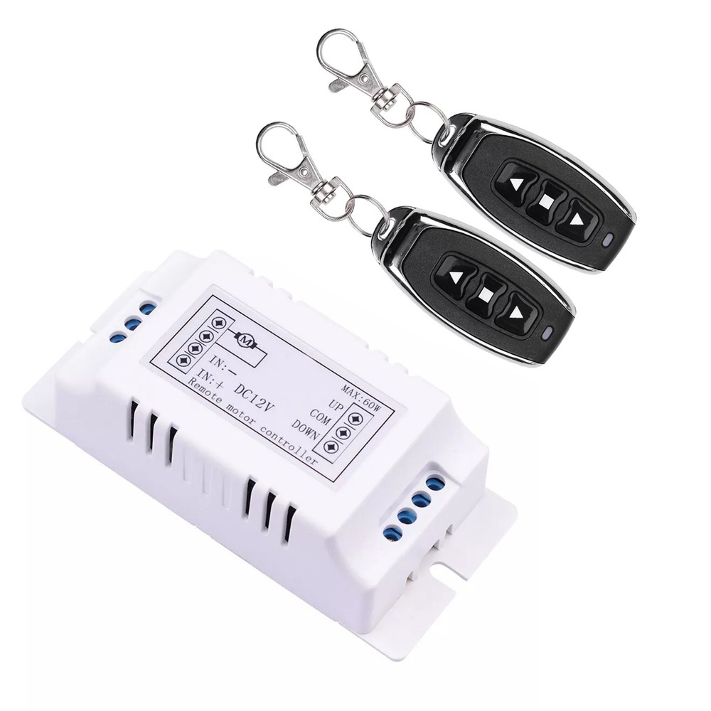 Remote Control Motor Wireless Remote Switch 12V Universal 2 Channel RF433MHz