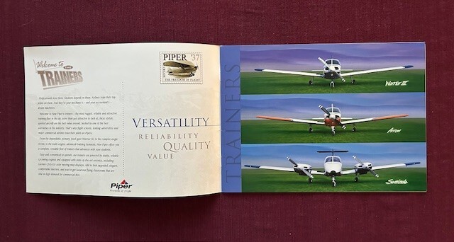 Piper Trainers 2001 Brochure