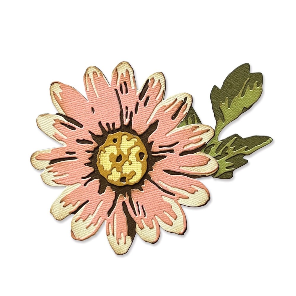 Blossom Flower Sizzix Thinlits Thin Metal Die Set by Tim Holtz 666283 NEW!
