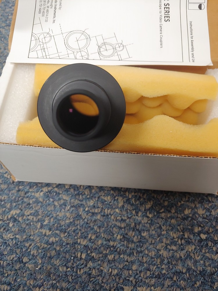 1.0X CAMERA ADAPTER. High Resolution, C-mount, TESTED