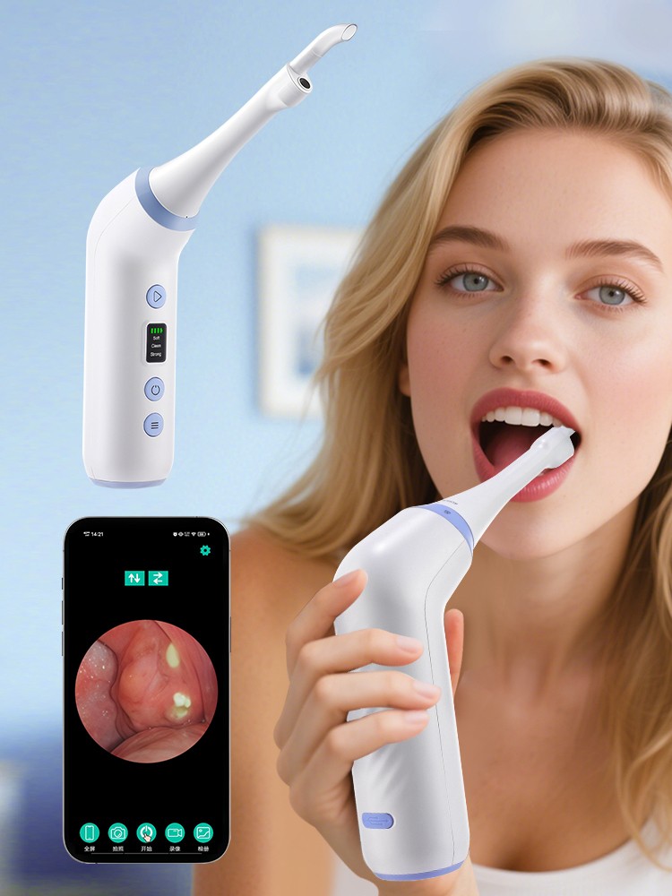 Electronic Visible Tonsil Stone Remover Kit with HD Camera Built-in LED Light