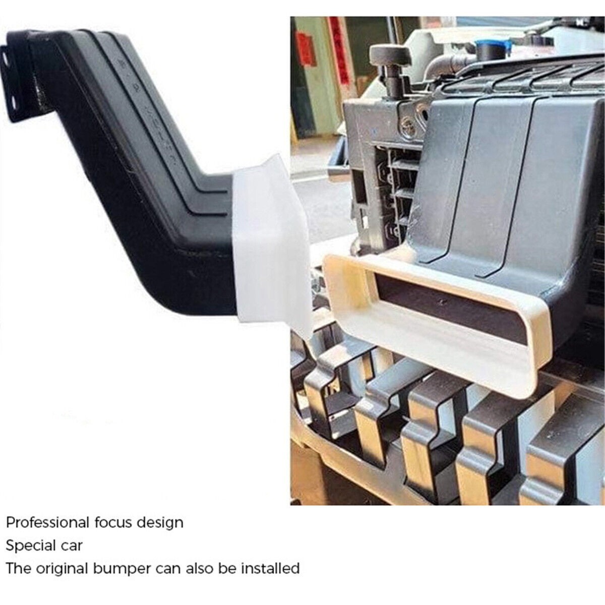 For Ford Focus 2012-2018 ABS Car Air Intake Mouth Snorkel Modification Tuyere US