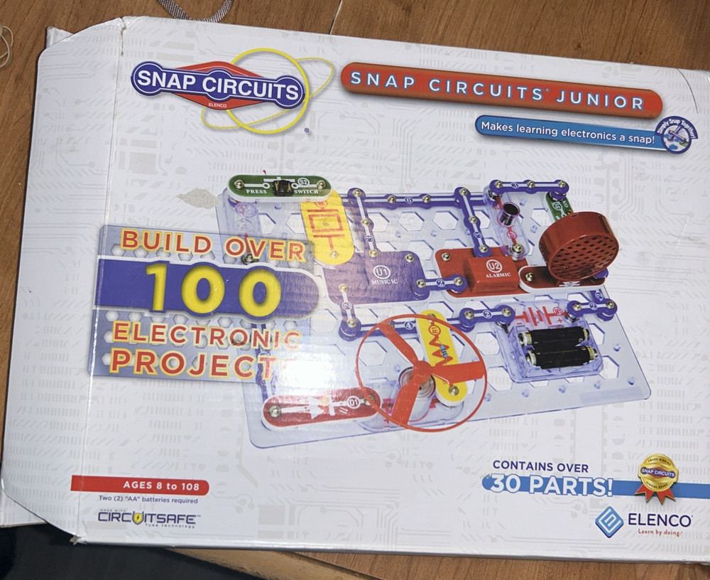 Elenco Snap Circuits Jr. SC-100 Open Box
