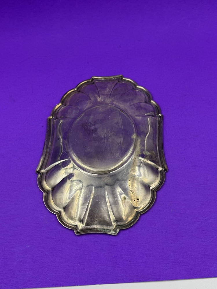 Silverplate Newport By Gorham Vintage Oval Dish Bowl Small