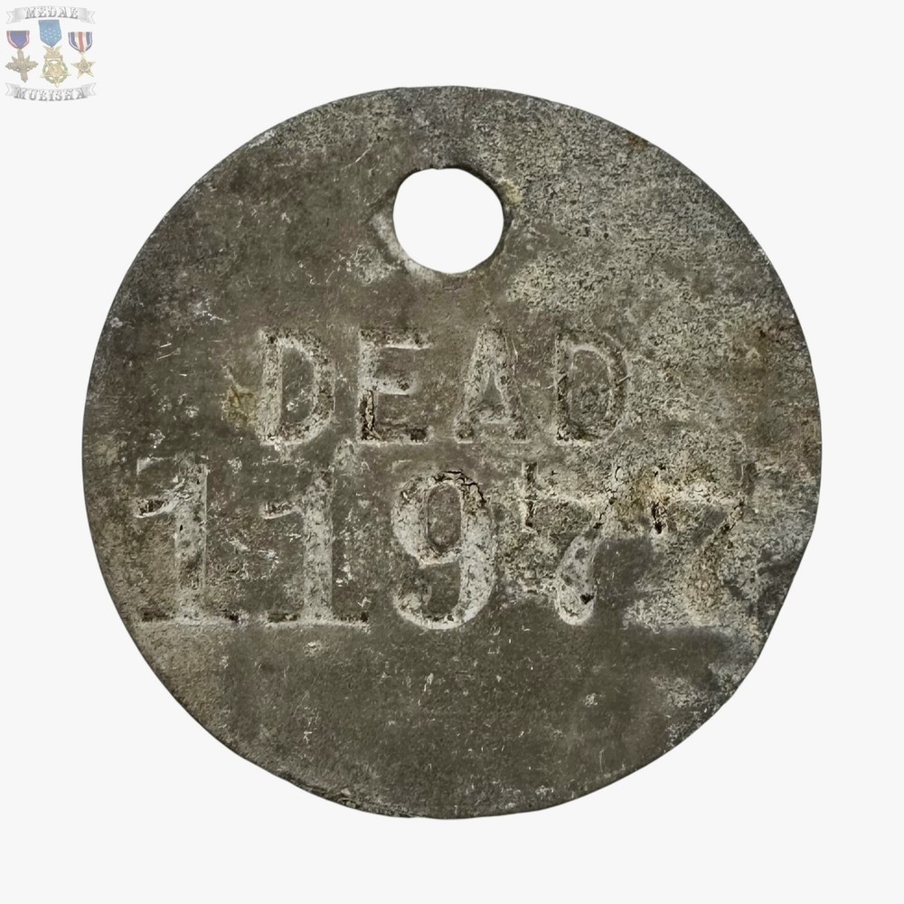 DEAD TAG #11977 (1-1/4 INCH DIAMETER) NUMBERED