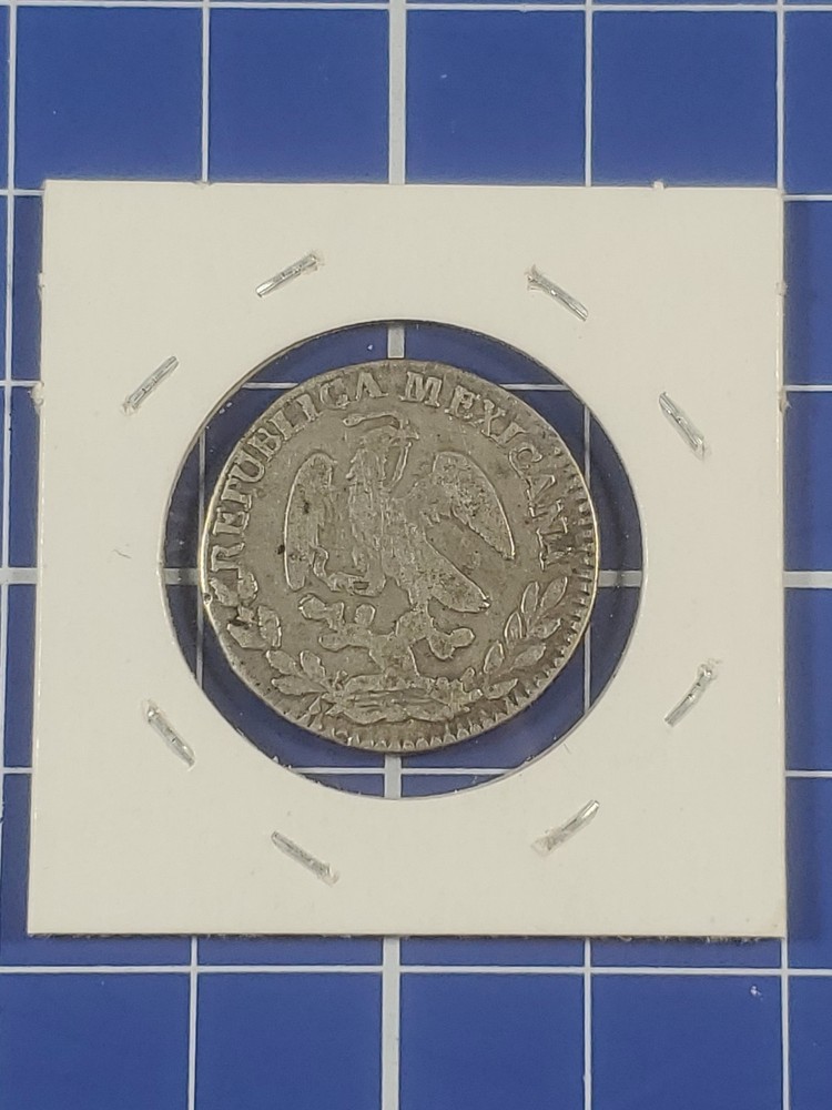 1857 Zs Mo Silver 1 Reales Mexico