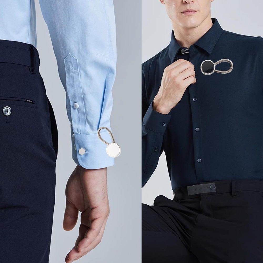 TIHOOD 22PCS Extender Button Set, Flexible Adjustable universal, Multicolored