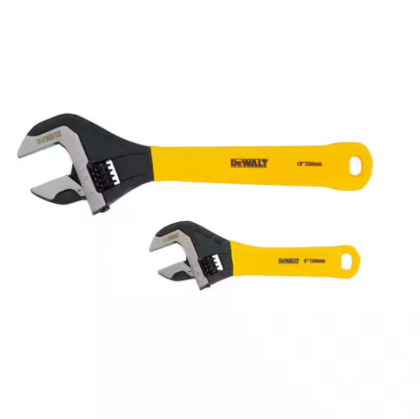 Hot !DEWALT Adjustable Wrench Set (2-Piece) - DWHT75497