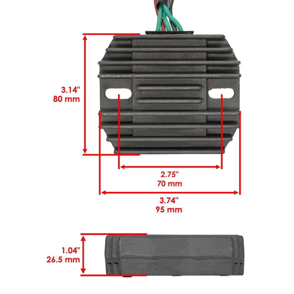 Regulator Rectifier for Mercury Marine 75 Hp 75Hp 4-Stroke Engine 2000-2005