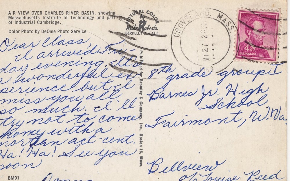 AIR VIEW OVER CHARLES RIVER BASIN - PC3427