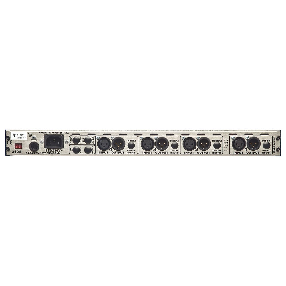 API 3124V 4-Channel Discrete Microphone/Line Preamp with AP2516 Transformer