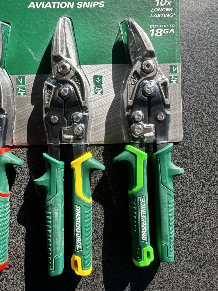 Masterforce 3 Piece 10” Aviation Tin Snips