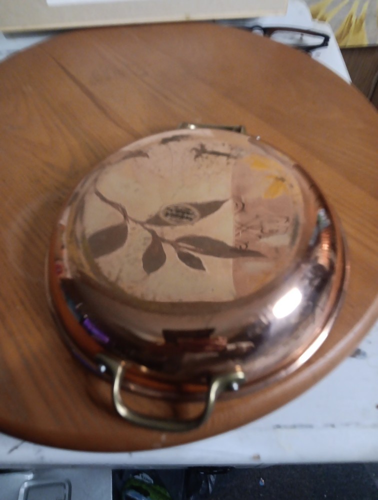 Vintage Benjamin-Medwin Copper Stainless Sauce Pan ~ 7" Excellent Condition