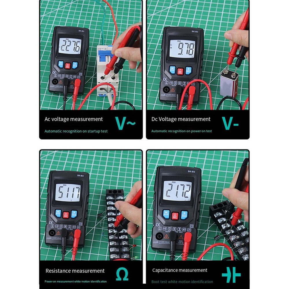 User Friendly SKB1 Digital Multimeter with Beep Indication Functionality