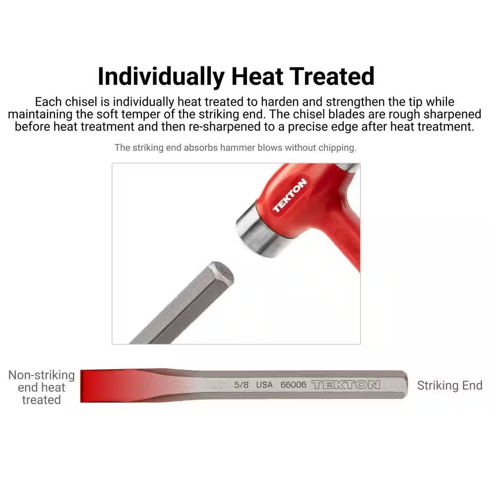 7-Pc. Cold Chisel Set (1/4 - 1 In.)